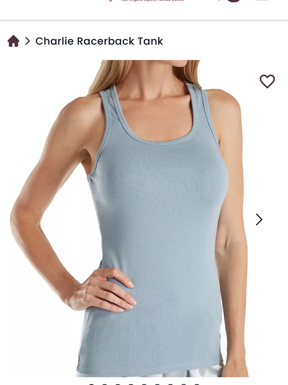 PJ HARLOW Brands Charlie Racerback Tank XS NWT